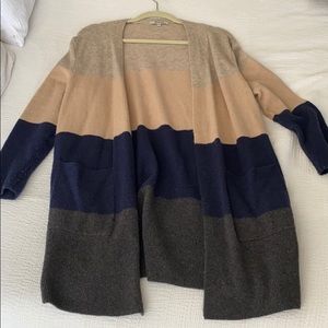 Madewell Coziest Yarn Colorblock Caridgan